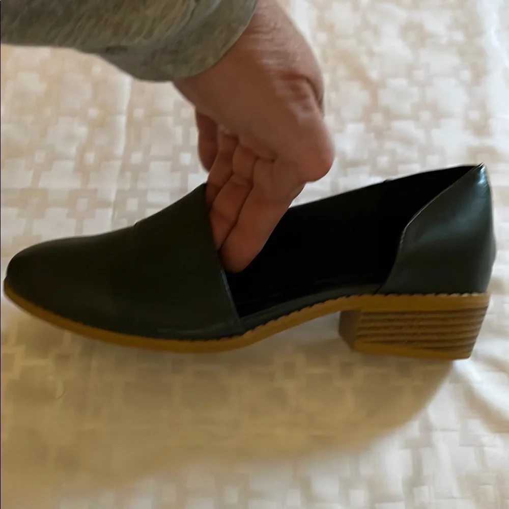 Hunter Green Slip-On Loafers - Picture 6 of 7